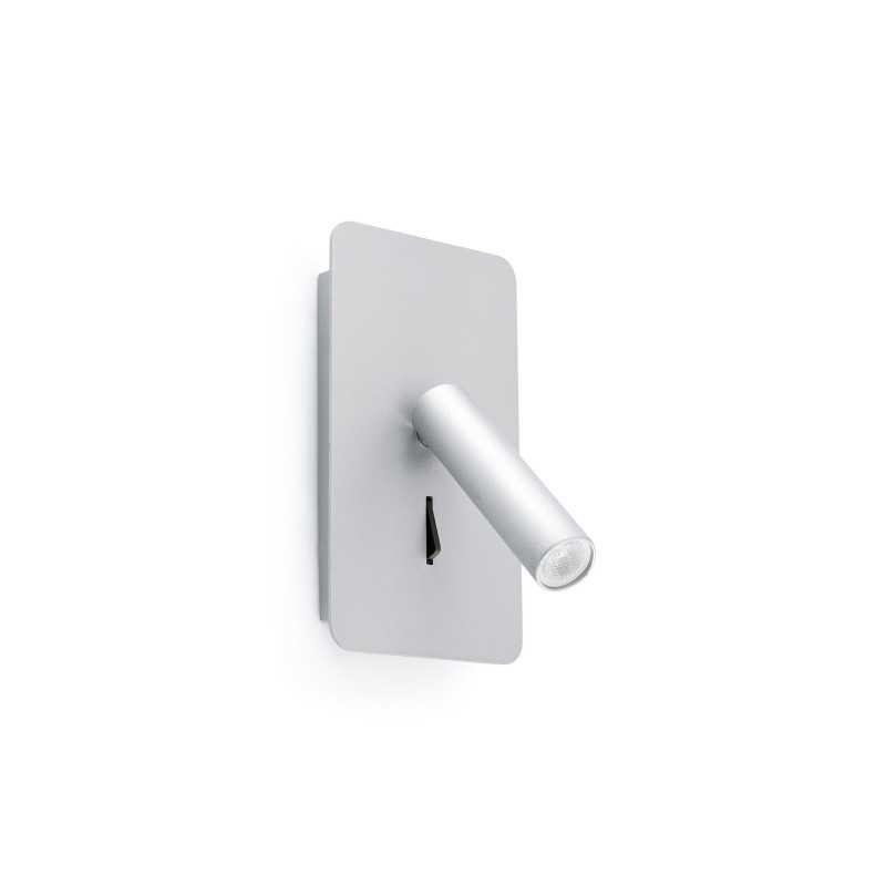 Lampe murale en aluminium LED intégré gris LIGEAY