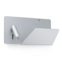 Lampe murale en aluminium LED intégré gris CHANIAT