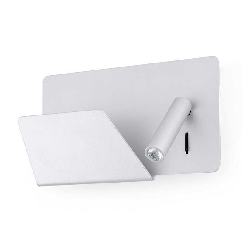 Lampe murale en aluminium LED intégré gris PINTAC