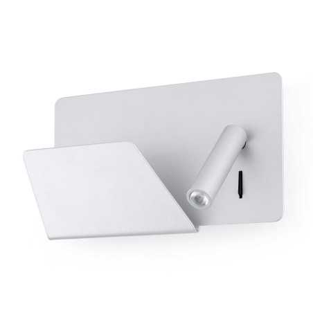 Lampe murale en aluminium LED intégré gris PINTAC
