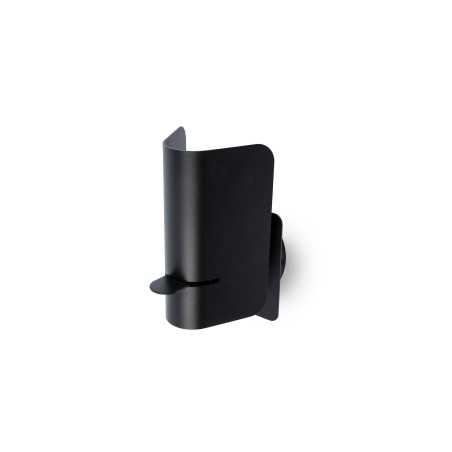 Lampe murale en acier E27 noir mat KERLAY