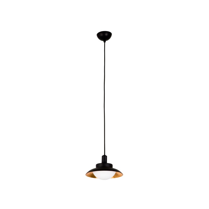 Lampe de plafond en acier G9 noir mat MORGAT