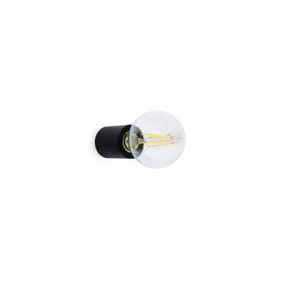 Lampe murale en aluminium E27 noir mat CAMBES
