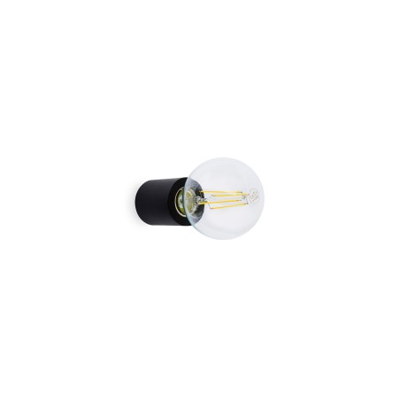 Lampe murale en aluminium E27 noir mat CAMBES
