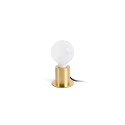 Lampe de table en acier E27 doré mat PEVANGE