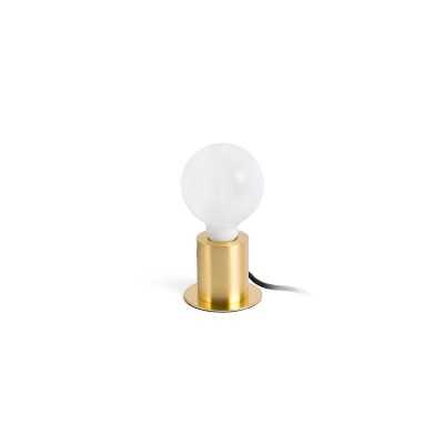 Lampe de table en acier E27 doré mat PEVANGE
