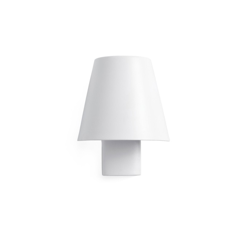 Lampe murale en acier LED intégré blanc mat CHATAIN