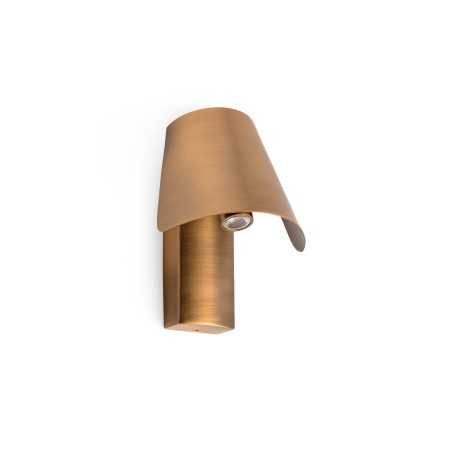 Lampe murale en acier LED intégré bronze brossé ORVILLE