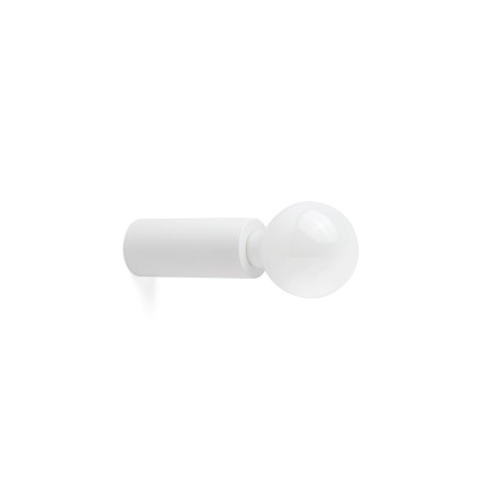 Lampe murale en aluminium E27 blanc mat YGRANDE