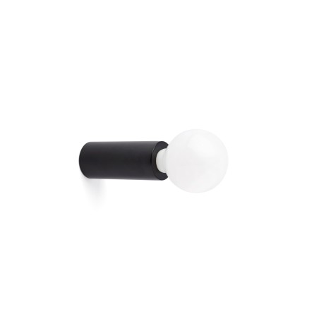 Lampe murale en aluminium E27 noir mat MERARD