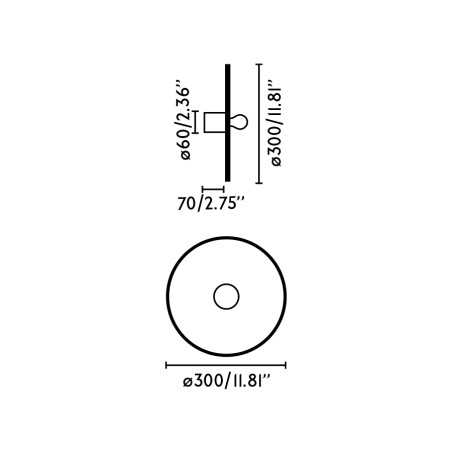 Lampe murale en aluminium E27 noir mat GAMMAL