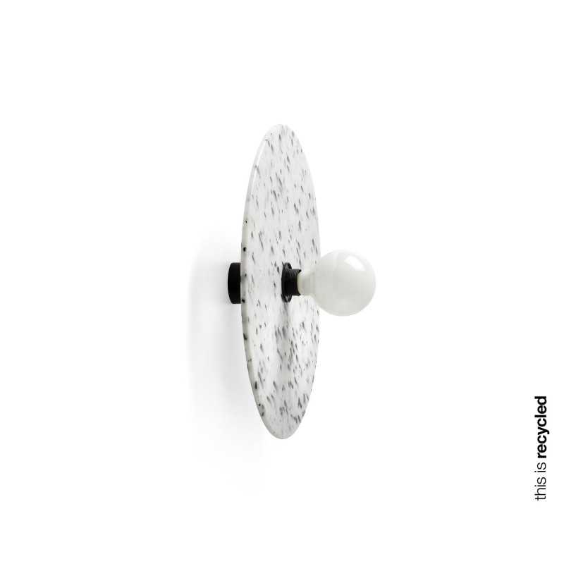 Lampe murale en aluminium E27 noir mat LAUROS