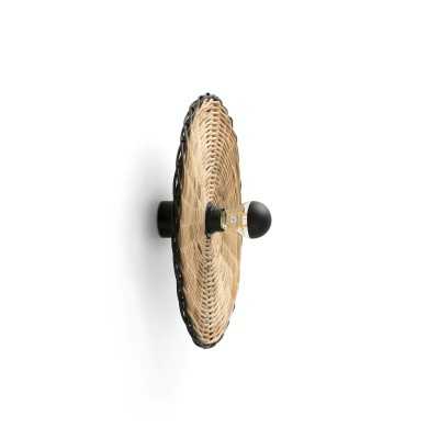 Lampe murale en aluminium E27 noir mat MORSAN