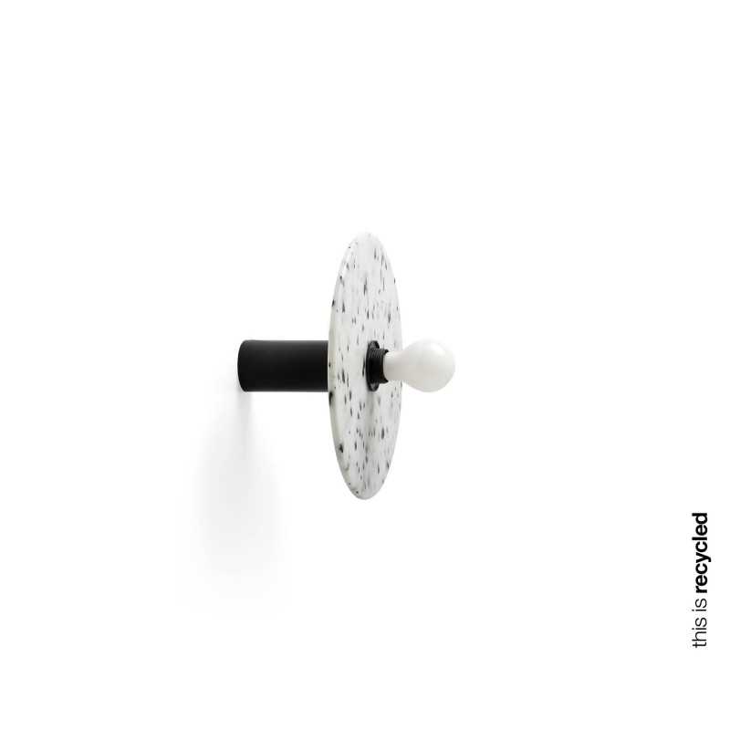 Lampe murale en aluminium E27 noir mat REIGNAT