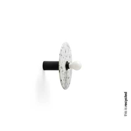 Lampe murale en aluminium E27 noir mat REIGNAT