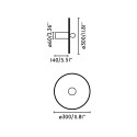 Lampe murale en aluminium E27 noir mat REIGNAT