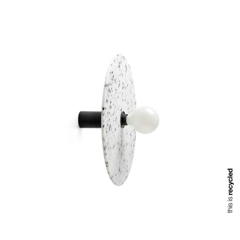 Lampe murale en aluminium E27 noir mat CHAPOIS