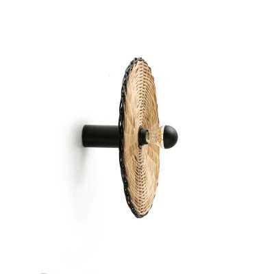 Lampe murale en aluminium E27 noir mat GODAIS