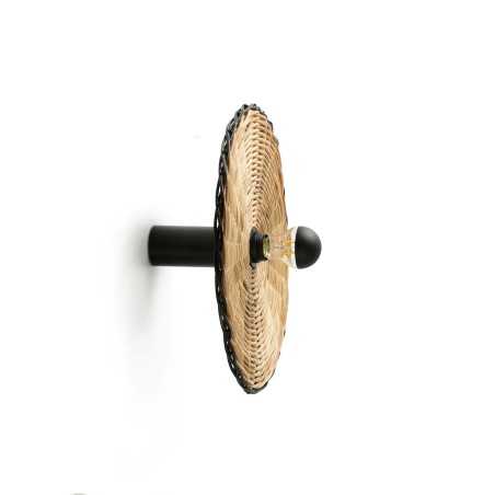 Lampe murale en aluminium E27 noir mat GODAIS