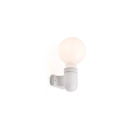 Lampe murale en céramique E27 blanc brillant PAYZAC