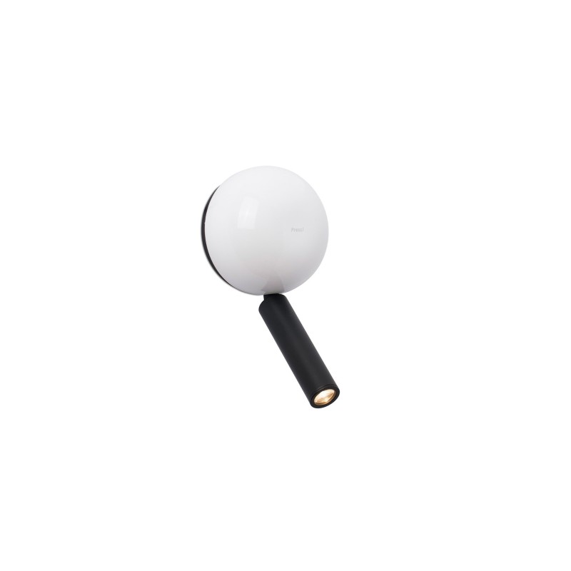 Lampe murale en aluminium LED intégré blanc brillant LOCMINE