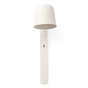 Lampe murale en acier E27 beige CHAMERY