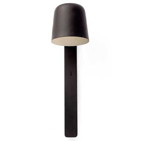Lampe murale en acier E27 noir MALPALU