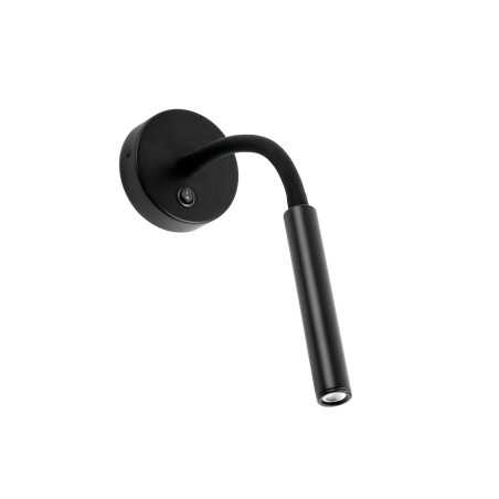 Lampe murale en aluminium LED intégré noir mat LA TOUR