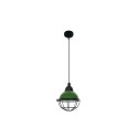 Lampe de plafond en acier E27 vert BOUISSE