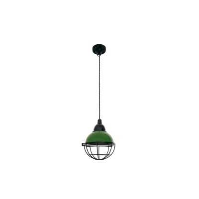 Lampe de plafond en acier E27 vert BOUISSE