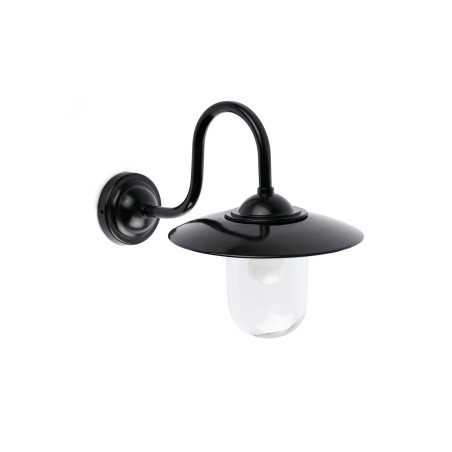 Lampe murale en acero E27 noir brillant CHEVRY