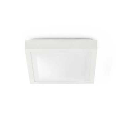 Lampe murale en aluminium E27 blanc mat VERNOY