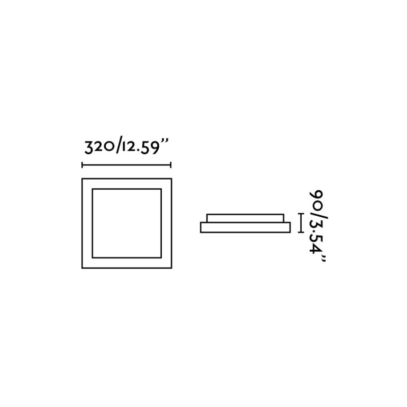 Lampe murale en aluminium E27 blanc mat SIENNE