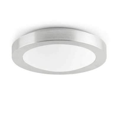 Lampe murale en aluminium E27 acier brossé NOYAREY