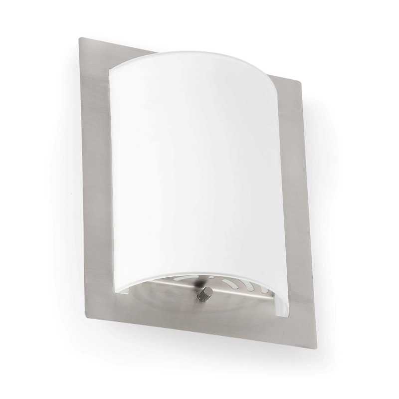 Lampe murale en acier E27 acier brossé CORBIE