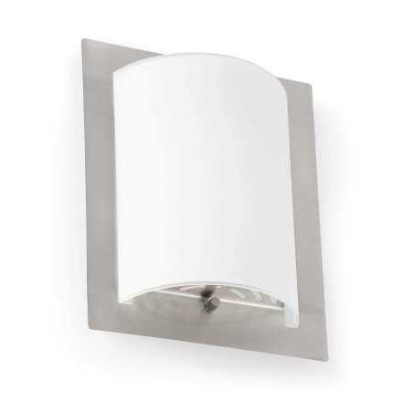 Lampe murale en acier E27 acier brossé CORBIE
