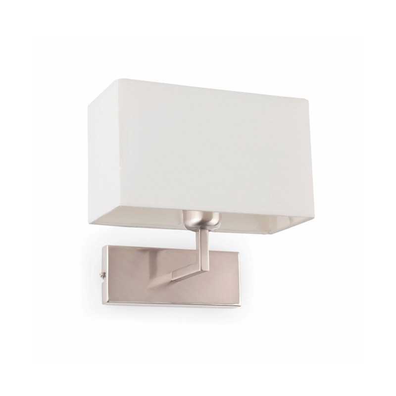 Lampe murale en acero E27 acier mat GIBLES
