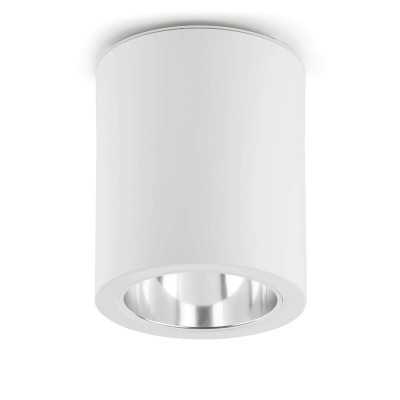 Lampe de plafond en aluminium E27 blanc mat PUCHAY