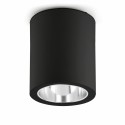 Lampe de plafond en aluminium E27 noir mat CIADOUX