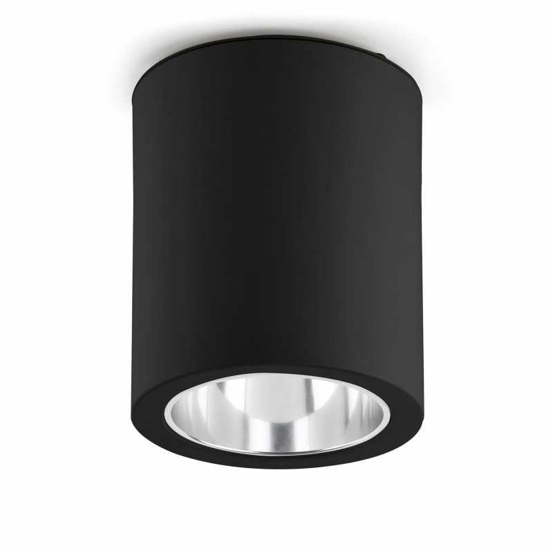 Lampe de plafond en aluminium E27 noir mat CIADOUX