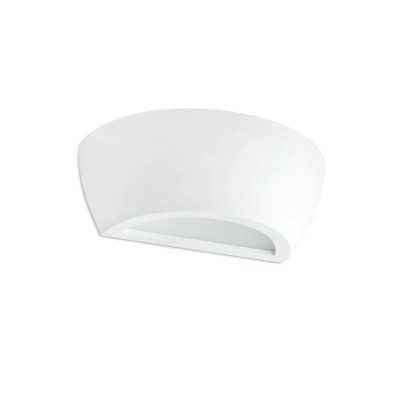 Lampe murale en plâtre R7s 78mm blanc mat VILLON
