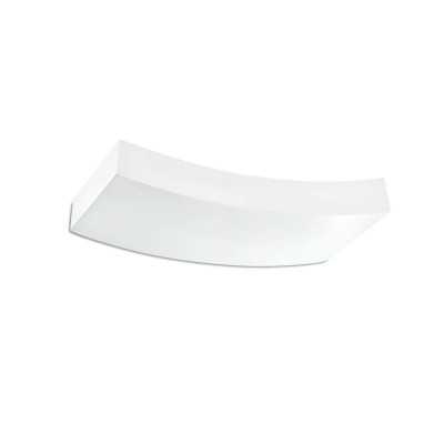 Lampe murale en plâtre R7s 78mm blanc mat ROULLEE