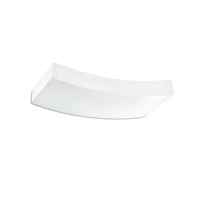 Lampe murale en plâtre R7s 78mm blanc mat ROULLEE