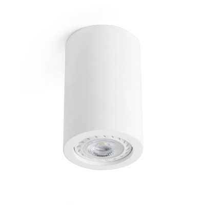 Lampe de plafond en plâtre GU10 blanc mat LE POUX