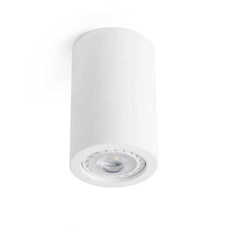 Lampe de plafond en plâtre GU10 blanc mat LE POUX