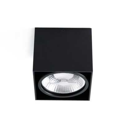 Lampe de plafond en aluminium AR111 noir mat ARTINS
