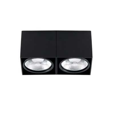 Lampe de plafond en aluminium AR111 noir mat LE LOCH