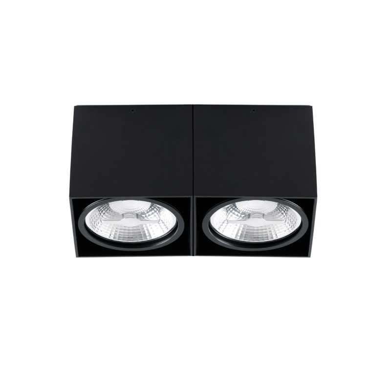 Lampe de plafond en aluminium AR111 noir mat LE LOCH