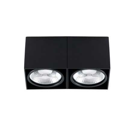 Lampe de plafond en aluminium AR111 noir mat LE LOCH
