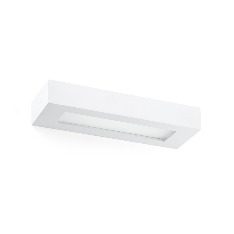 Lampe murale en plâtre E14 blanc mat SALAVRE